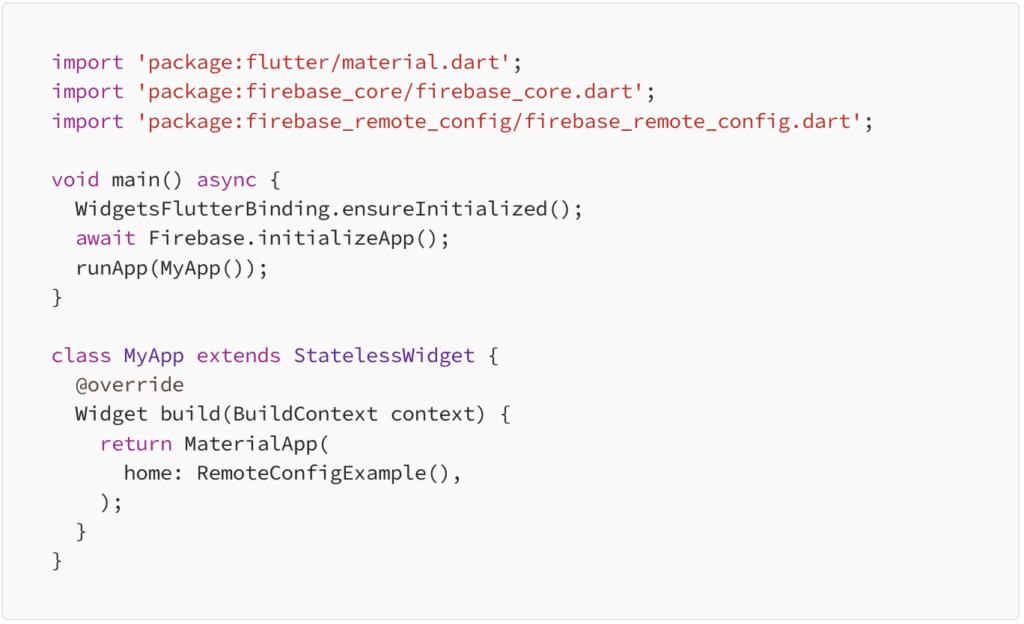 Initialize Firebase